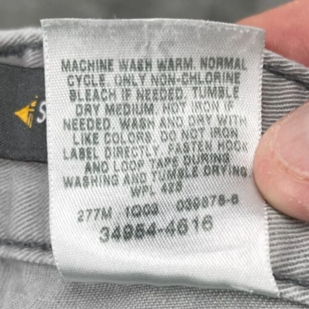 VTG‎ Levi's Silver Tab Men's Cargo Shorts 32 Gray Multi Pocket Cotton Y2K
